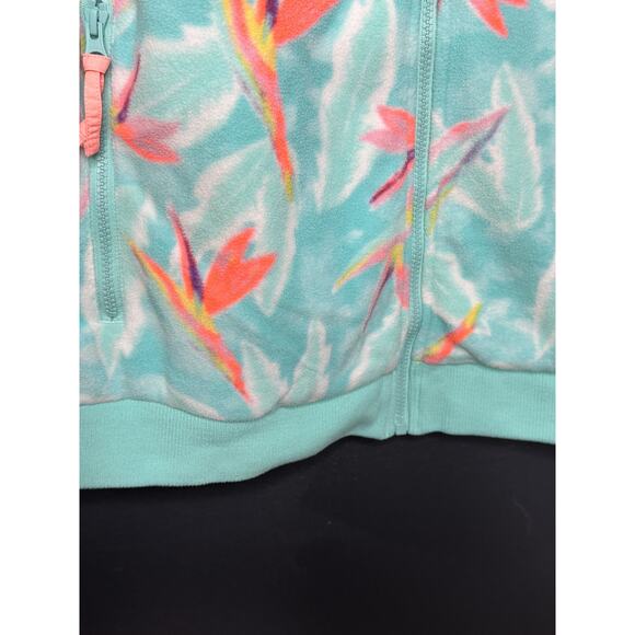 Chubbies Women's Unisex Bird Of Paradise Print Fleece Full-Zip Jacket Size Large - Picture 9 of 10
